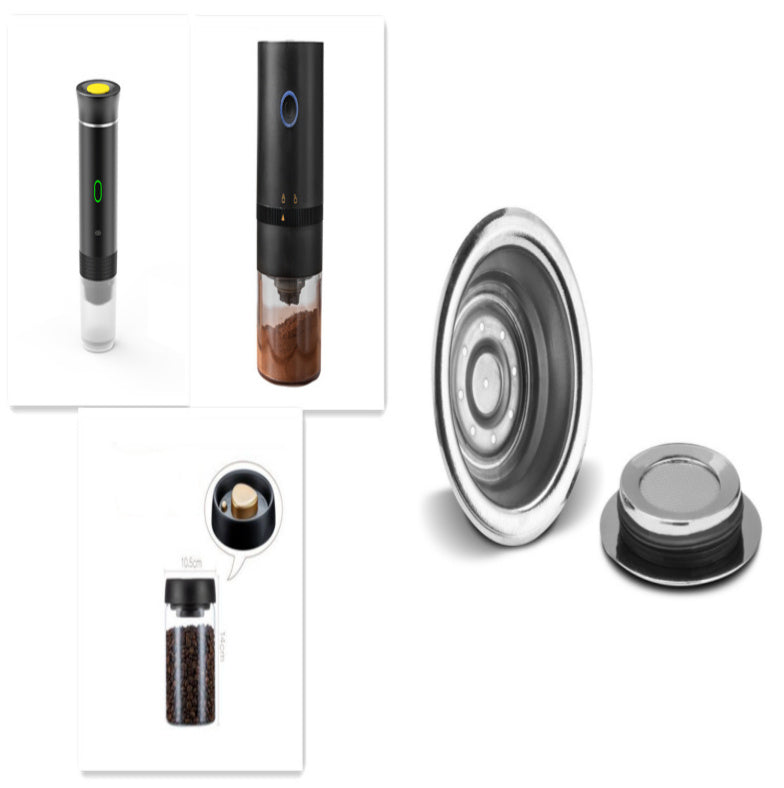 3-in-1 Portable Espresso Maker – Travel-Friendly & Rechargeable