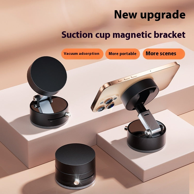 Foldable magnetic car phone holder