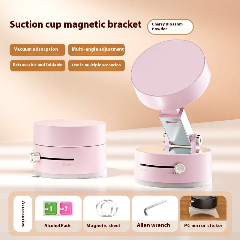 Foldable magnetic car phone holder