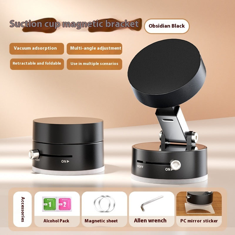 Foldable magnetic car phone holder