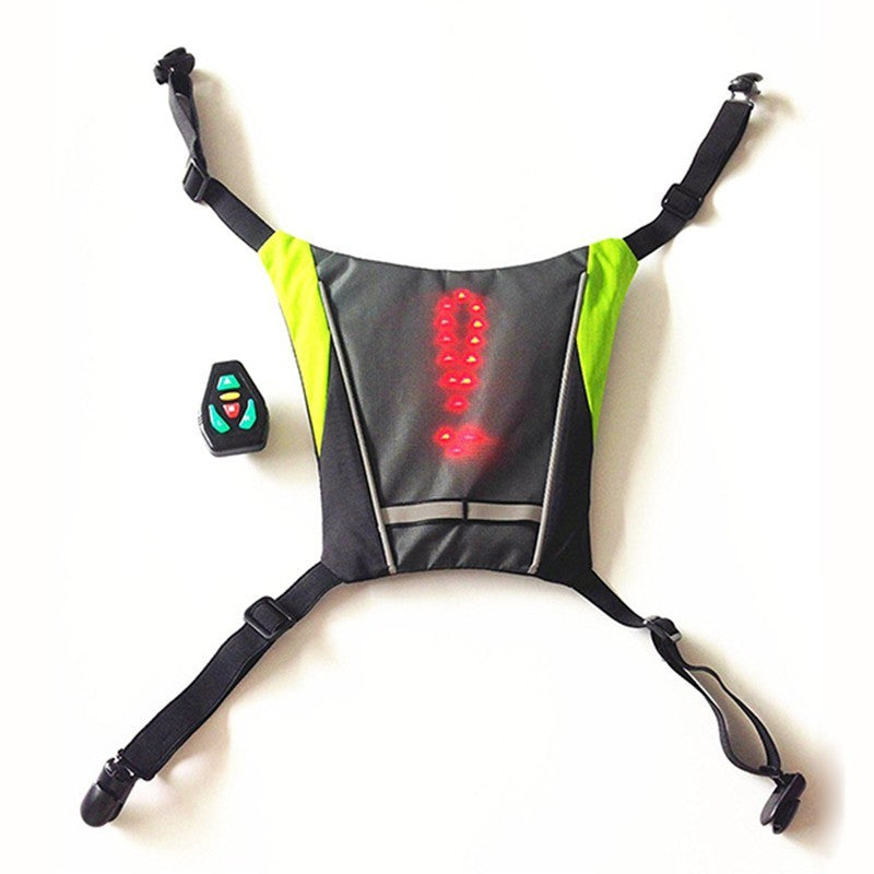 Smart Cycling Safety Vest – Wireless LED Turn Signals