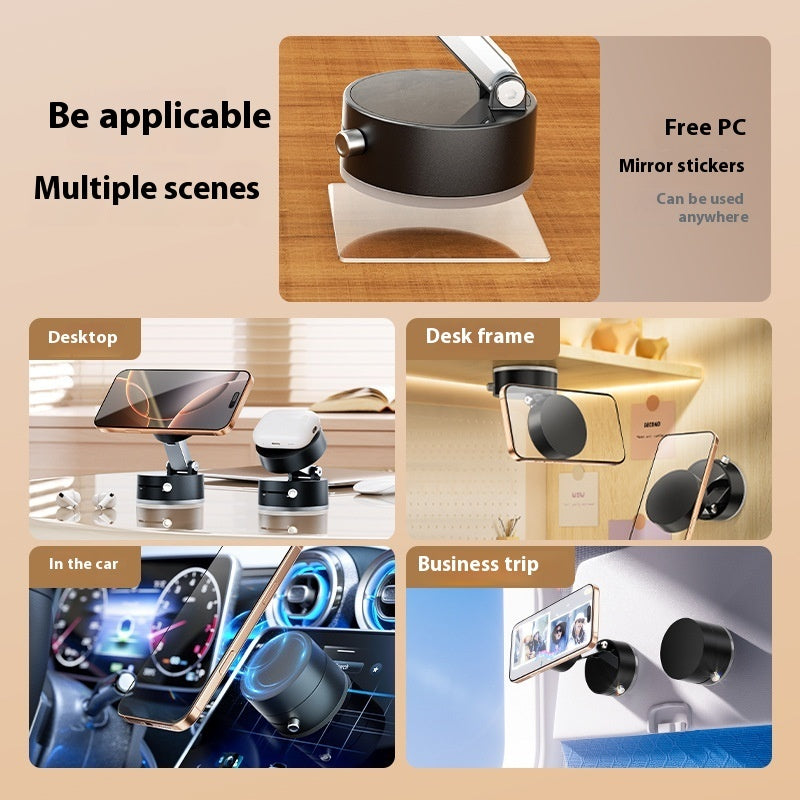 Foldable magnetic car phone holder